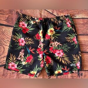 Lifted Research Group Mens LRG Not Too‎ Strange Hybrid Chinos Boardshorts